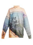 Marques'almeida Live Your Life Printed Jersey Sweatshirt