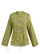Matchesfashion.com Matty Bovan - Single Breasted Tweed Jacket - Womens - Multi