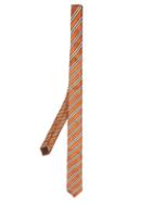 Matchesfashion.com Prada - Striped Silk Tie - Mens - Brown Multi