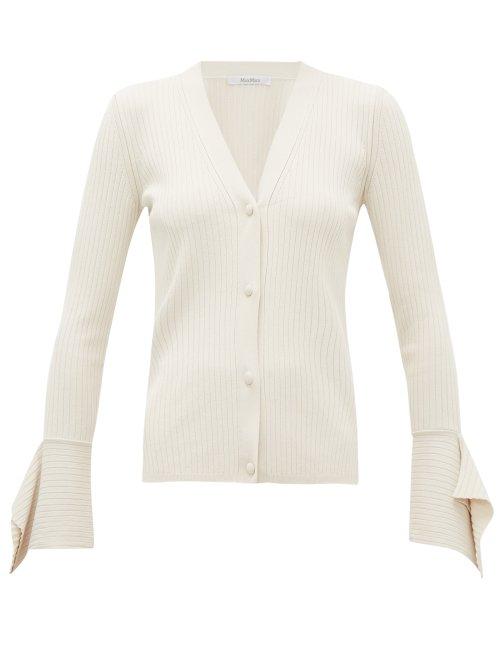 Matchesfashion.com Max Mara - Gong Cardigan - Womens - Ivory