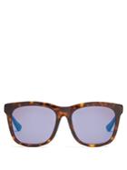 Gucci Tortoiseshell Square-frame Sunglasses
