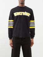 Icecream - Logo-print Cotton Long-sleeved T-shirt - Mens - Black