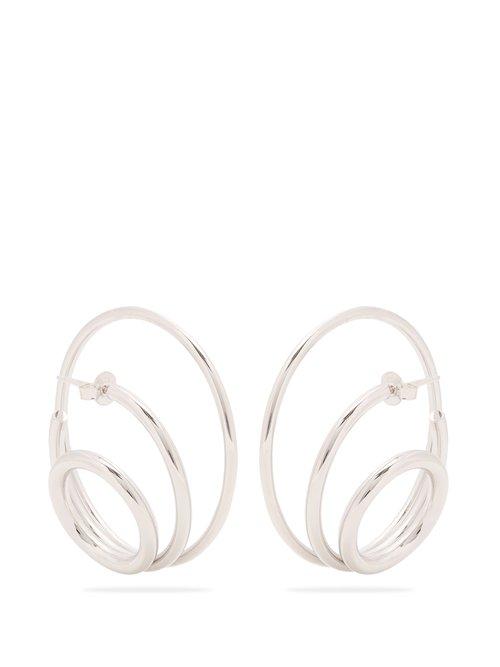 Matchesfashion.com Charlotte Chesnais - Ricoche Sterling Silver Earrings - Womens - Silver