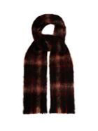 Alexander Mcqueen Tartan Wool And Mohair-blend Scarf