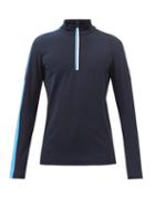 Toni Sailer - Frankie Quarter-zip Jersey Mid-layer Top - Mens - Navy