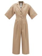 Max Mara - Dry Jumpsuit - Womens - Beige
