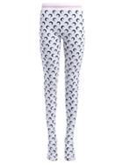 Matchesfashion.com Marine Serre - Crescent Moon Print Leggings - Womens - White Multi