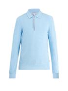 Matchesfashion.com Orlebar Brown - Ritson French Terry Towelling Top - Mens - Light Blue