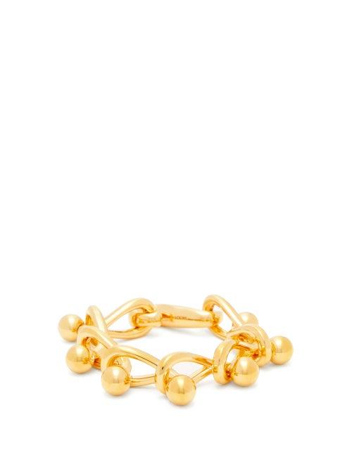 Matchesfashion.com Loewe - Drop Gold-tone Chain Bracelet - Womens - Gold