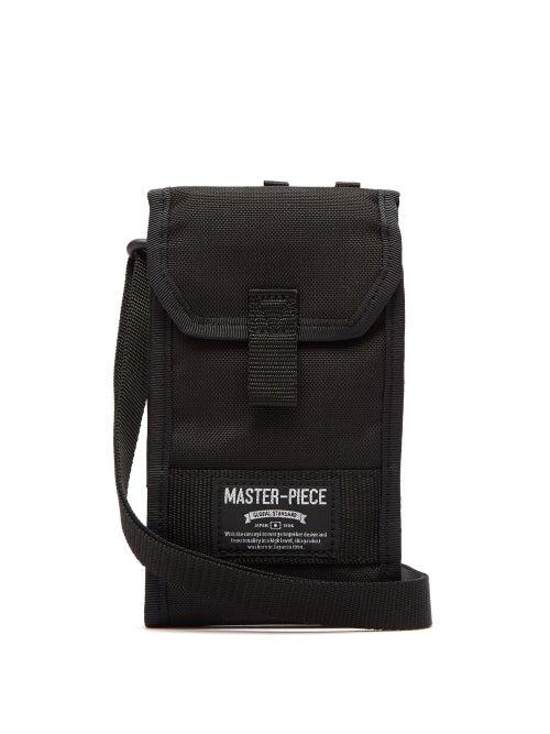 Matchesfashion.com Master-piece - Camouflage Lined Cross Body Bag - Mens - Black