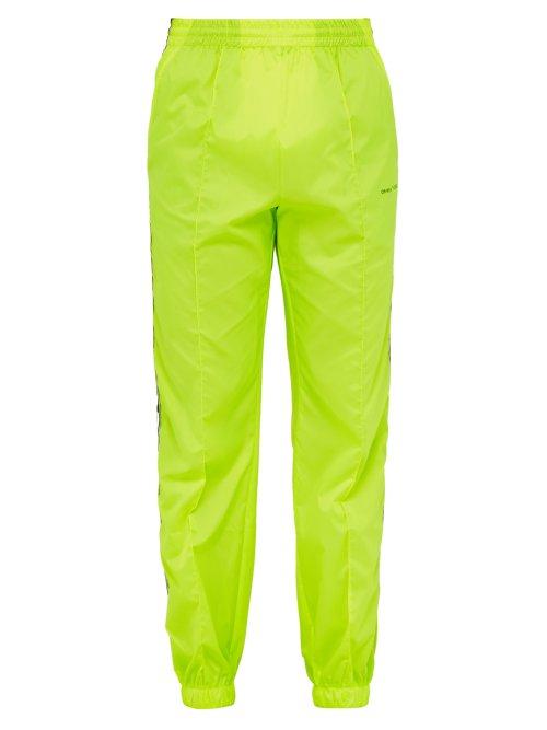 Matchesfashion.com Off-white - Arrow Logo Track Pants - Mens - Yellow