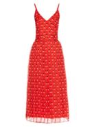 Christopher Kane Love Heart-print Silk-chiffon Dress