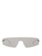 Matchesfashion.com Dior Homme Sunglasses - Diormercure Rectangular Acetate Sunglasses - Mens - Clear