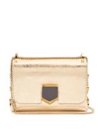 Jimmy Choo Lockett Mini Etched-leather Cross-body Bag