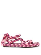 Matchesfashion.com Isabel Marant - Erol Rope Sandals - Womens - Pink Multi