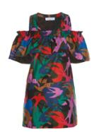 Matchesfashion.com Sonia Rykiel - Swallow Camouflage Print Satin Top - Womens - Multi