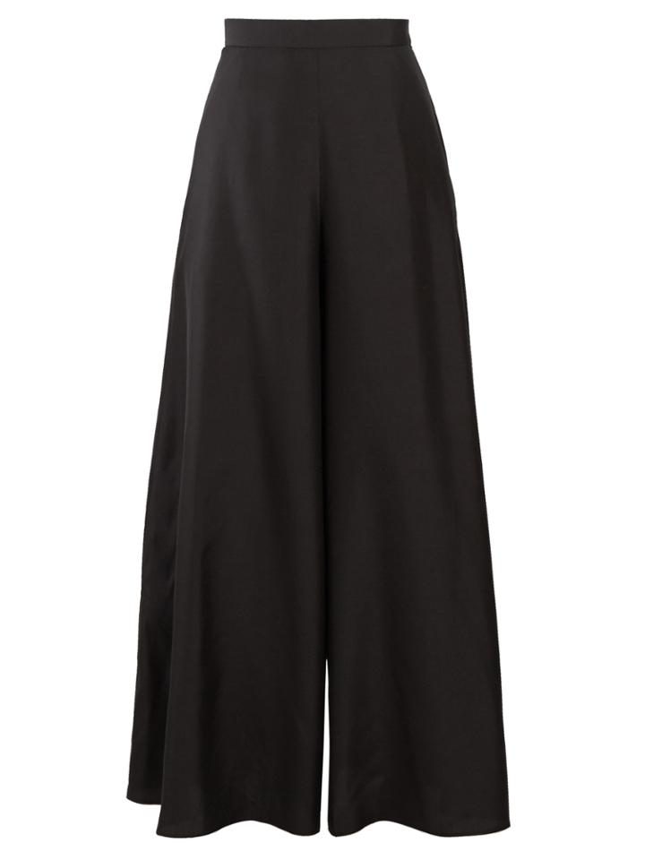 The Row Elle High-rise Wide-leg Poplin Trousers