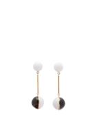 Matchesfashion.com Jw Anderson - Mini Sphere Drop Earrings - Womens - Black