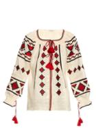 Vita Kin Croatia Embroidered Linen Blouse