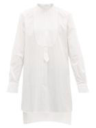 Matchesfashion.com Palmer//harding - Paul Striped Cotton-blend Poplin Shirt - Mens - White
