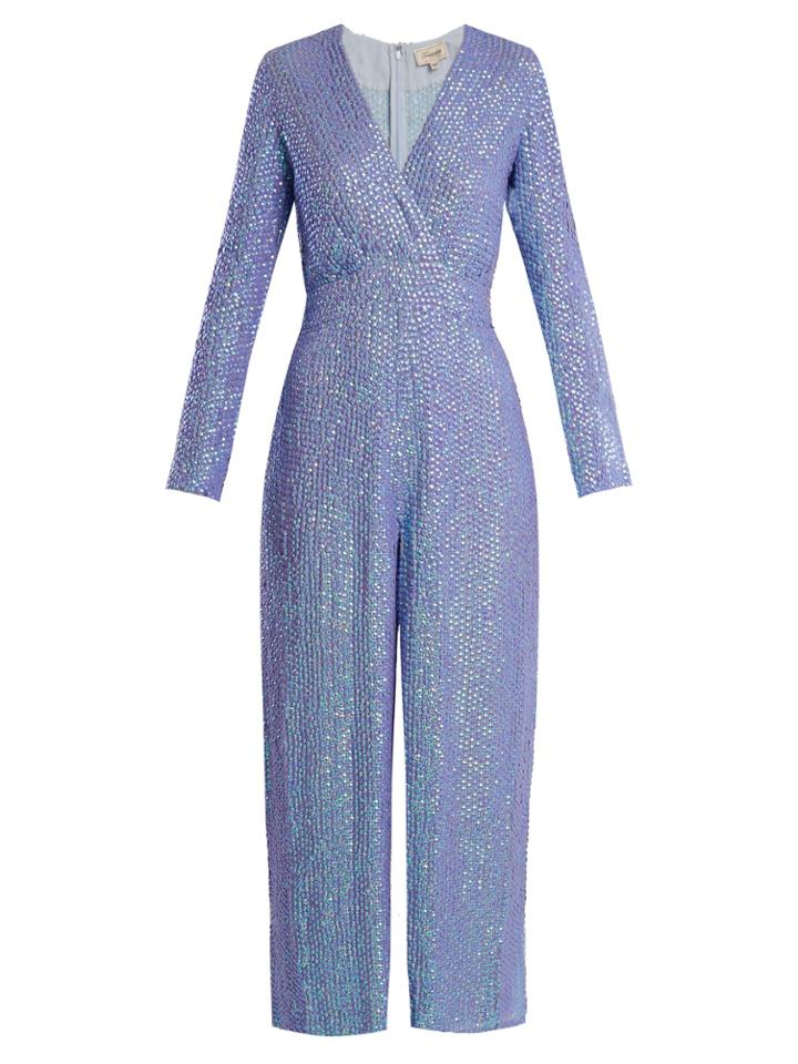 Temperley London Tiara Sequin-embellished Jumpsuit