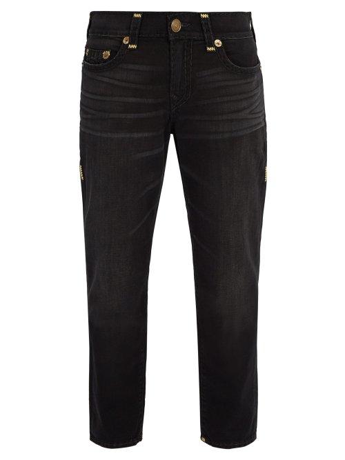 Matchesfashion.com True Religion - Contrast Stitched Jeans - Mens - Black
