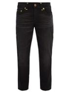 Matchesfashion.com True Religion - Contrast Stitched Jeans - Mens - Black
