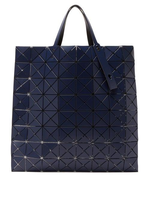 Matchesfashion.com Bao Bao Issey Miyake - Lucent Large Matte Pvc Tote Bag - Womens - Navy