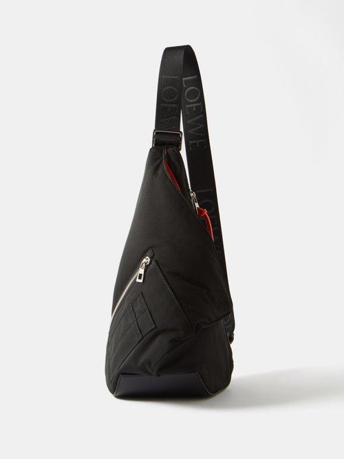 Loewe - Anton Padded Cross-body Bag - Mens - Black