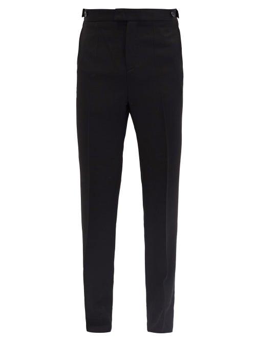 Matchesfashion.com Wales Bonner - Judah Wool Trousers - Mens - Black