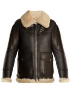 Burberry Yeoville Oversized Shearling Jacket