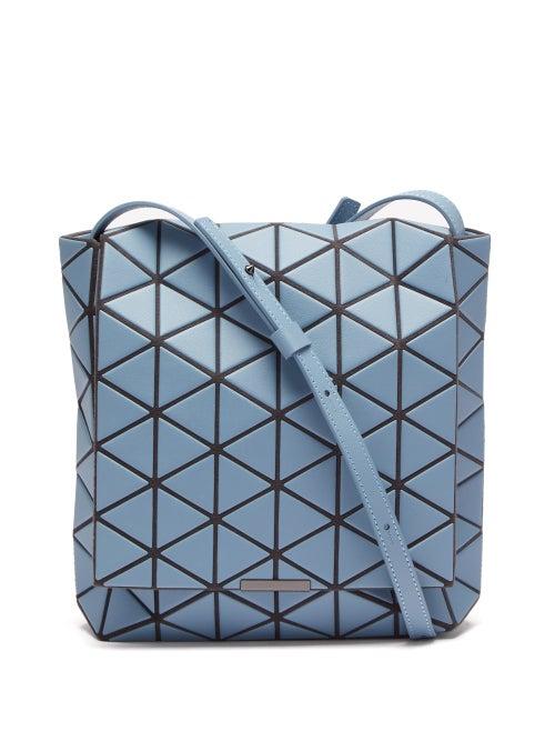 Bao Bao Issey Miyake - Flap Pvc Shoulder Bag - Womens - Light Blue