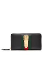 Gucci Sylvie Zip-around Leather Wallet