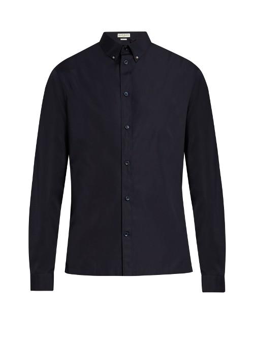 Balenciaga Button-down Collar Cotton-poplin Shirt