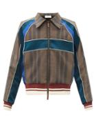 Matchesfashion.com Wales Bonner - Isaacs Panelled Wool-blend Jacket - Mens - Brown