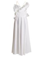 Anna October Ruffle-trimmed Cotton-poplin Dress