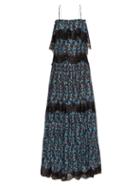 Athena Procopiou When I Close My Eyes Lace-trimmed Maxi Dress