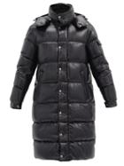 Matchesfashion.com Moncler - Hanoverian Down-quilted Hooded Coat - Mens - Black