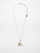 Chlo - Lyv Shell & Baroque Pearl Necklace - Womens - Silver