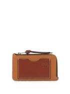Matchesfashion.com Loewe - Anagram-debossed Leather Cardholder - Womens - Tan Multi