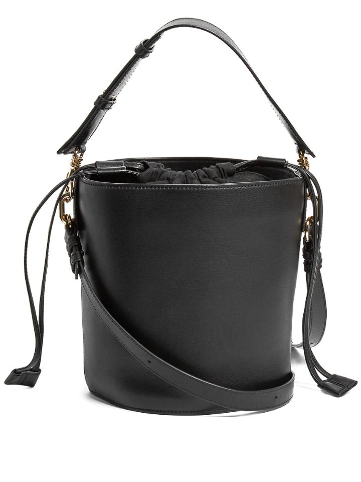 J.w.anderson Bucket Leather And Canvas Tote