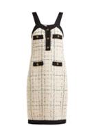 Matchesfashion.com Gucci - Tweed Mini Dress - Womens - Ivory Multi