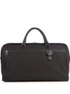 Bottega Veneta Intrecciato Leather-trim Canvas Travel Bag
