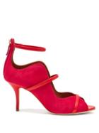 Matchesfashion.com Malone Souliers By Roy Luwolt - Mika Suede Pumps - Womens - Red Multi