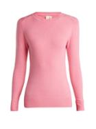 Matchesfashion.com Joostricot - Peachskin Crew Neck Sweater - Womens - Light Pink