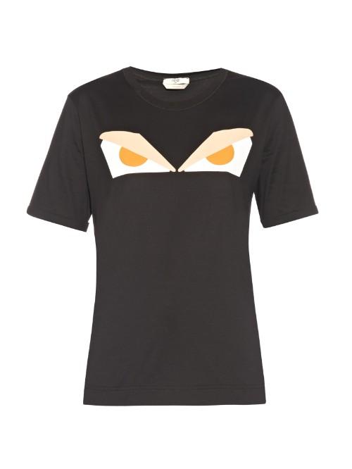 Fendi Bag Bugs Cotton-jersey T-shirt
