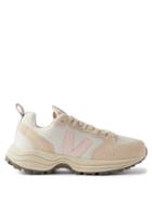 Veja - Venturi Mesh And Suede Trainers - Mens - Cream White