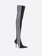 Balenciaga - X Adidas Knife 110 Over-the-knee Boots - Womens - Black White
