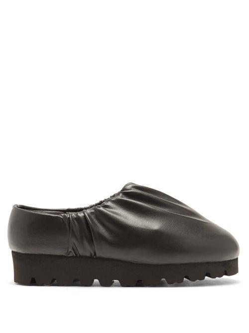 Matchesfashion.com Yume Yume - Nawa Camp Faux-leather Shoes - Womens - Black