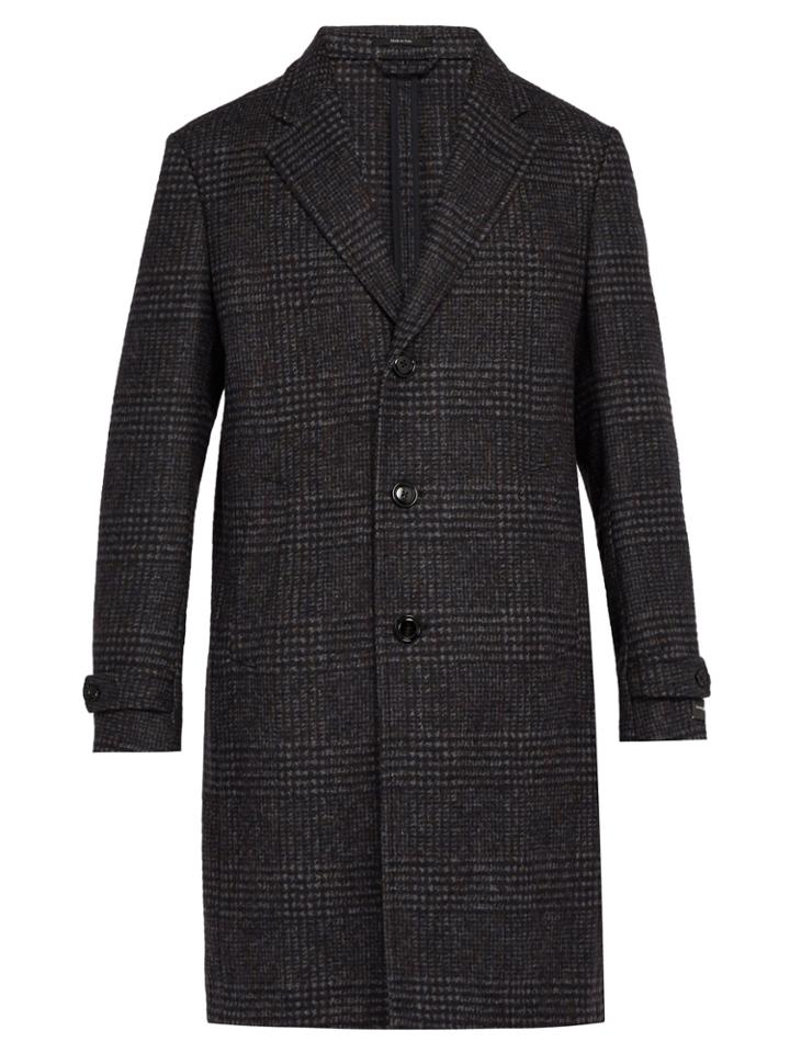 Ermenegildo Zegna Single-breasted Alpaca And Wool-blend Overcoat